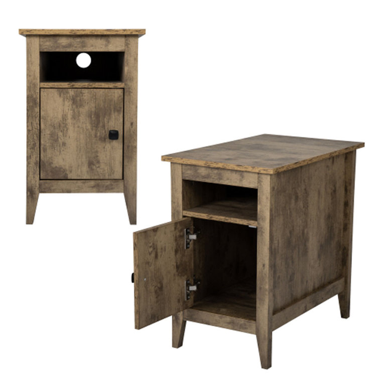 Millwood Pines Abdelhamid Particle Board Nightstand Wayfair
